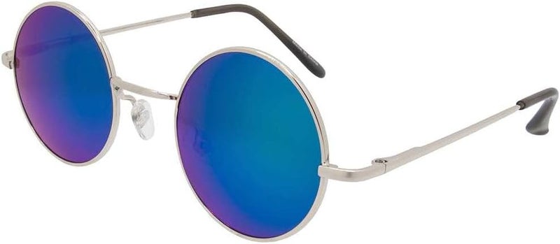 OWL Round Sunglasses Metal Frame Hippie Sunglasses UV400 Polycarbonate Circle Lens John Lennon Sunglasses for Men Women - Image 3